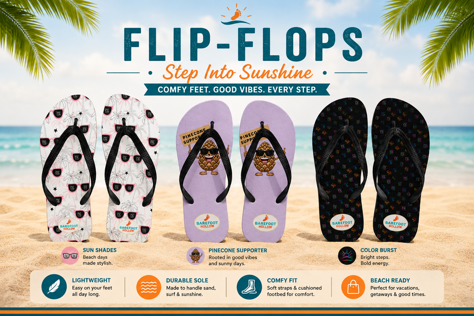 Flip-Flops – Barefoot Hollow Resort