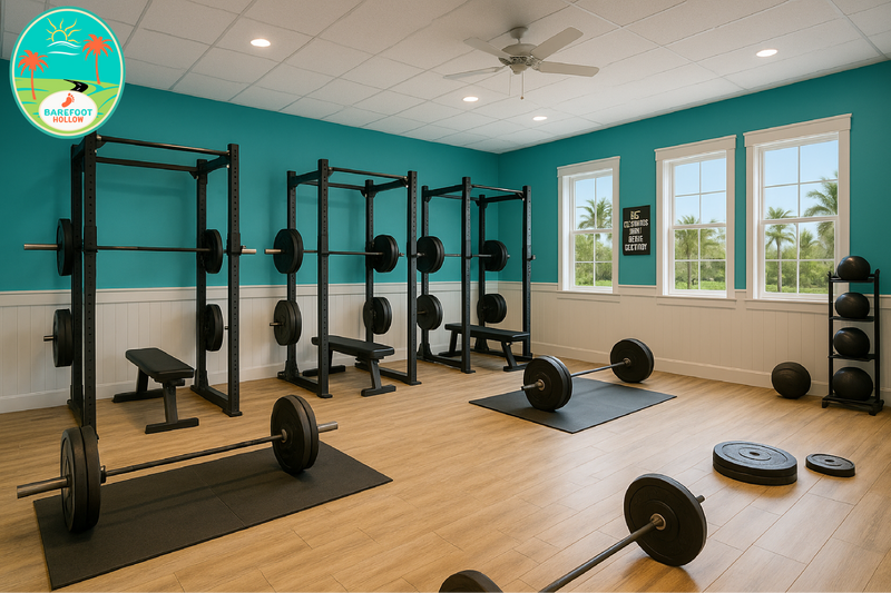 Fitness Center Free Weights Room