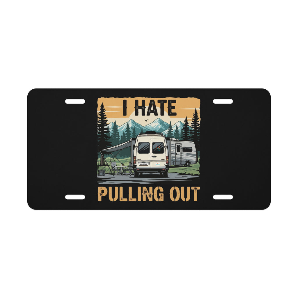 Hate Pulling Out License Plate
