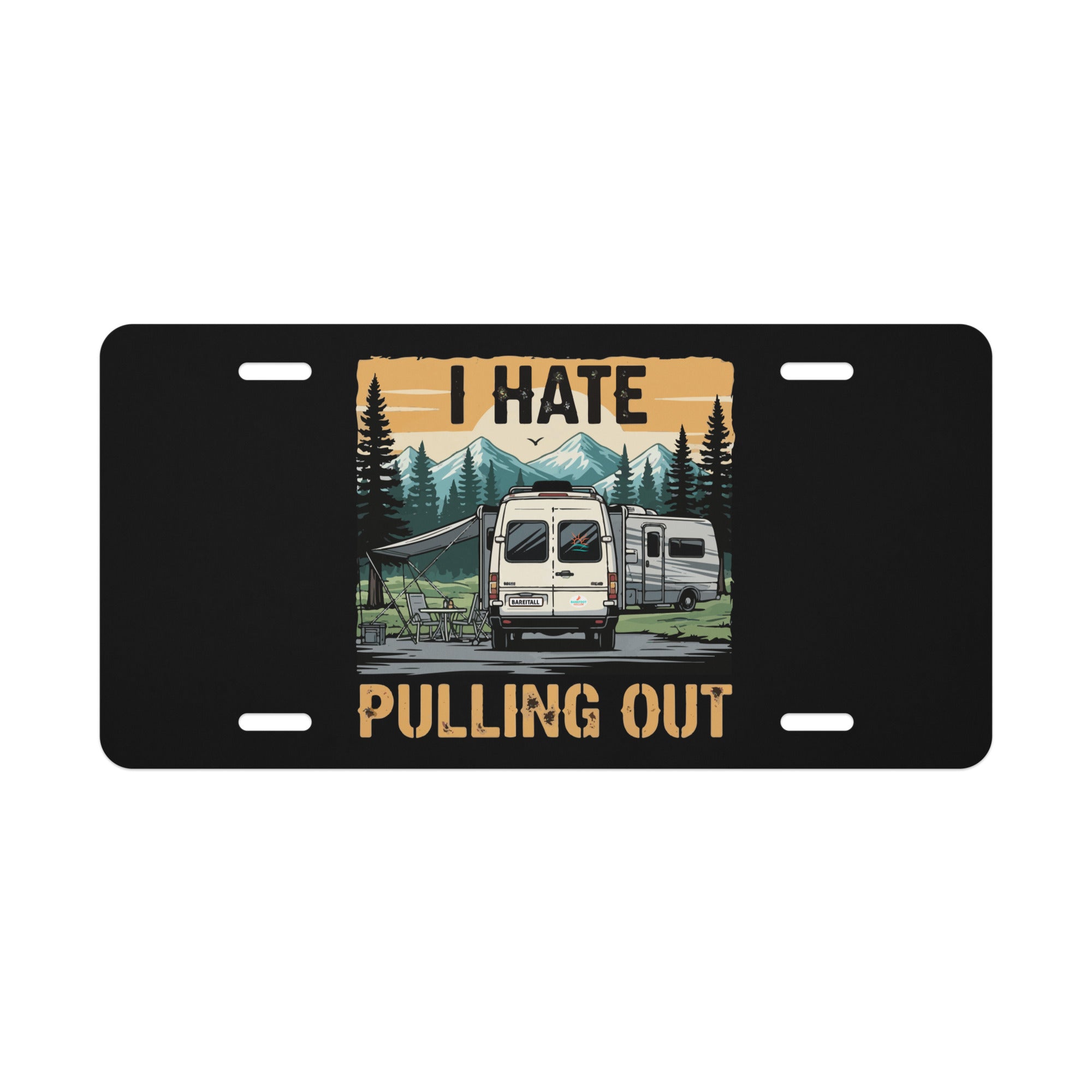 Hate Pulling Out License Plate