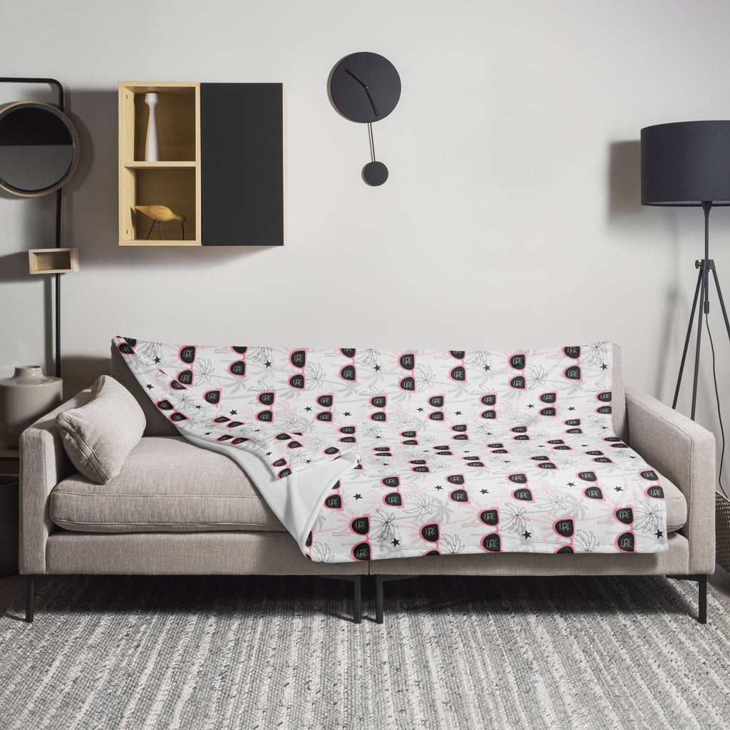 Visions of Palms Throw Blanket